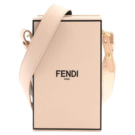 Fendi: Black Vertical Box Bag 